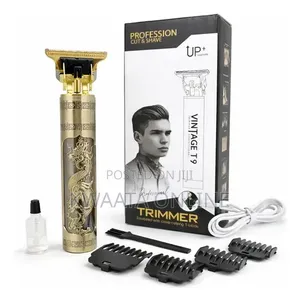 USB Charge Plastic Electric Clipper Stainless Steel Blade Hair Trimmer