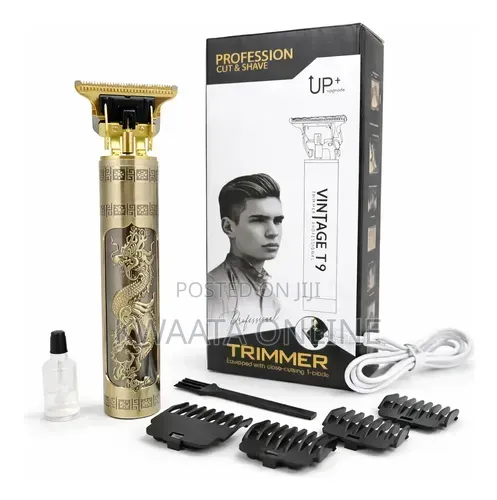 USB Charge Plastic Electric Clipper Stainless Steel Blade Hair Trimmer