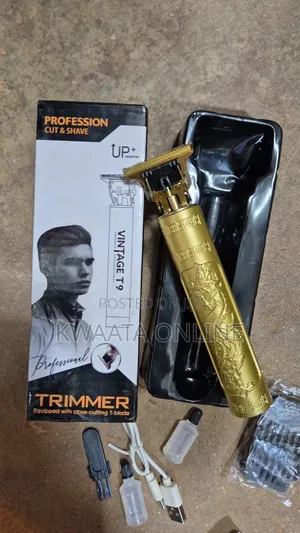 USB Charge Plastic Electric Clipper Stainless Steel Blade Hair Trimmer