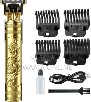 USB Charge Plastic Electric Clipper Stainless Steel Blade Hair Trimmer