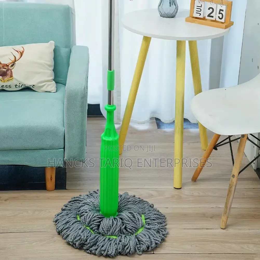 Spin Mop Replacement Head / Refill (Grey and Green).
