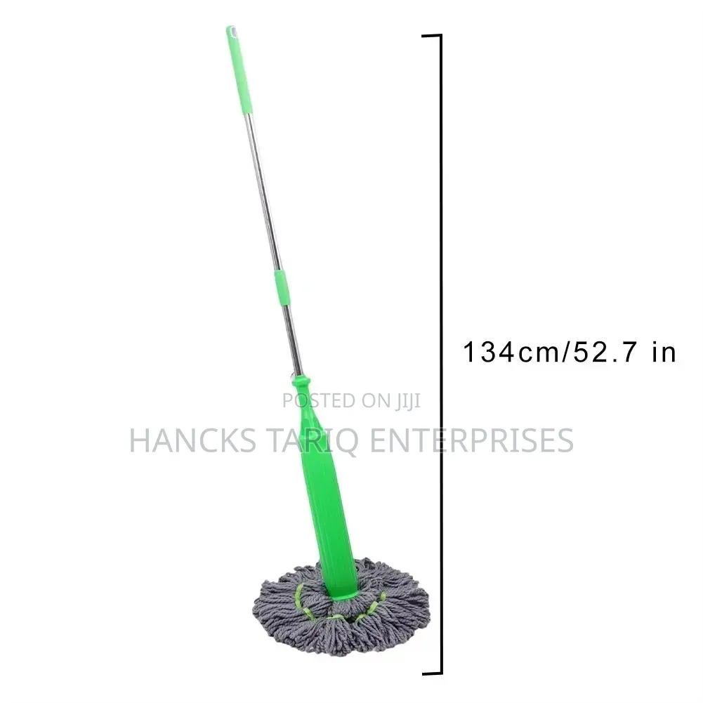 Spin Mop Replacement Head / Refill (Grey and Green).