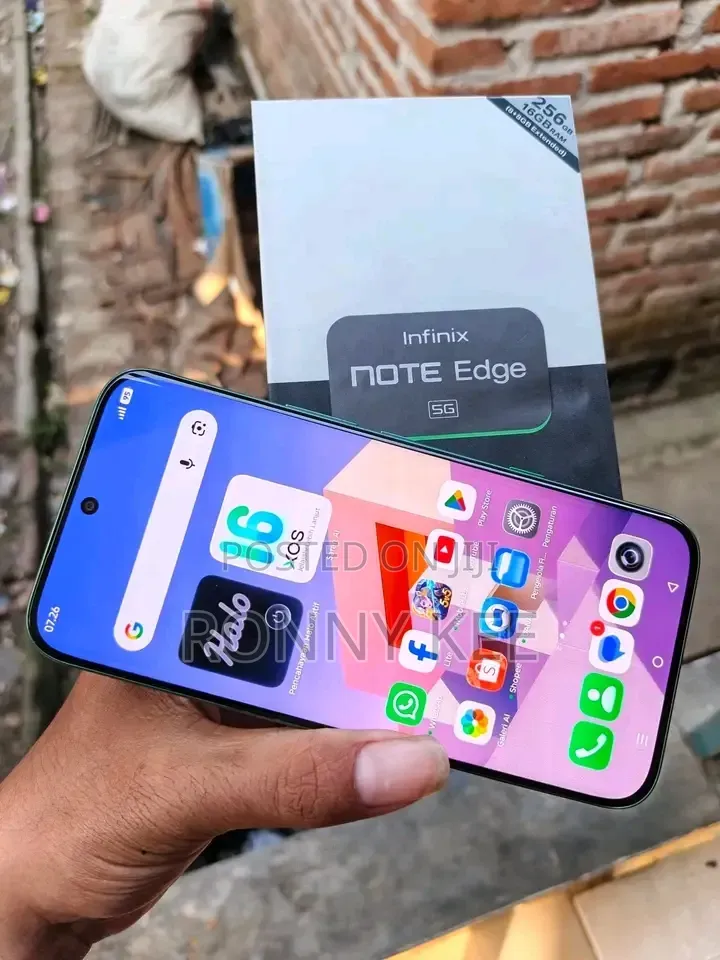 New Infinix Note Edge 256 GB Green