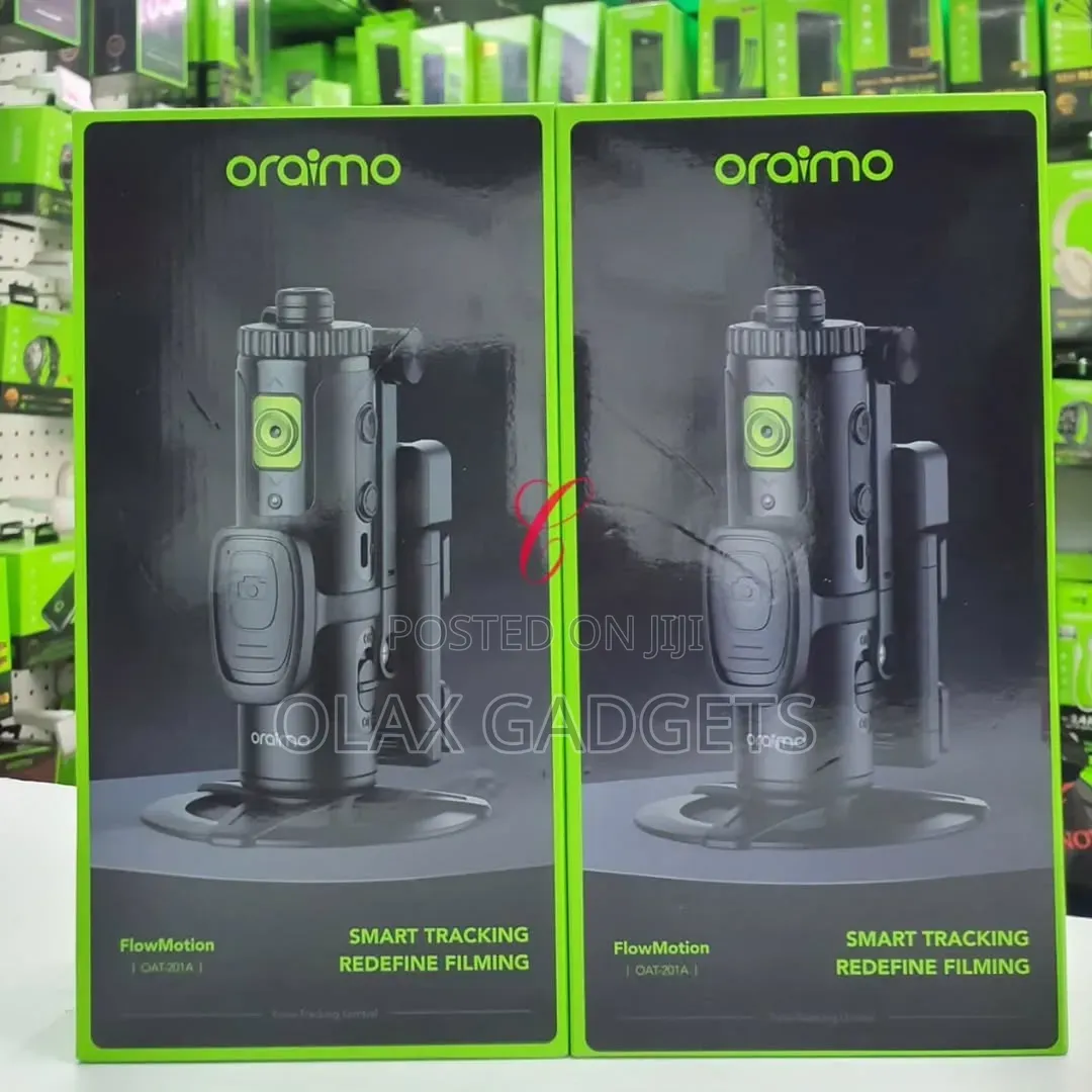 Oraimo FlowMotion OAT-201A | AI Face-Tracking Smart Gimbal Stabilizer