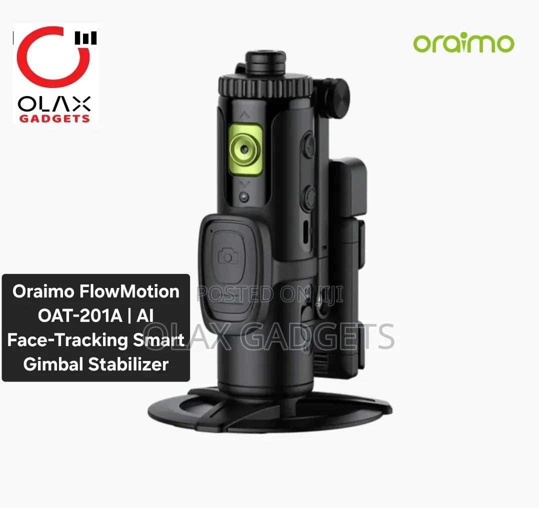 Oraimo FlowMotion OAT-201A | AI Face-Tracking Smart Gimbal Stabilizer