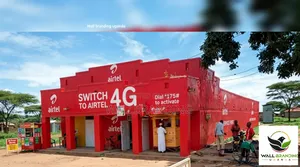 Large Commercial Industrial Wall Branding Painting Ads Uganda Kampala
