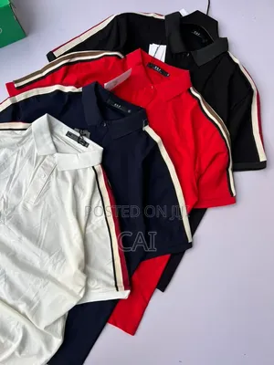 Various Striped Designs Polo T-Shirts