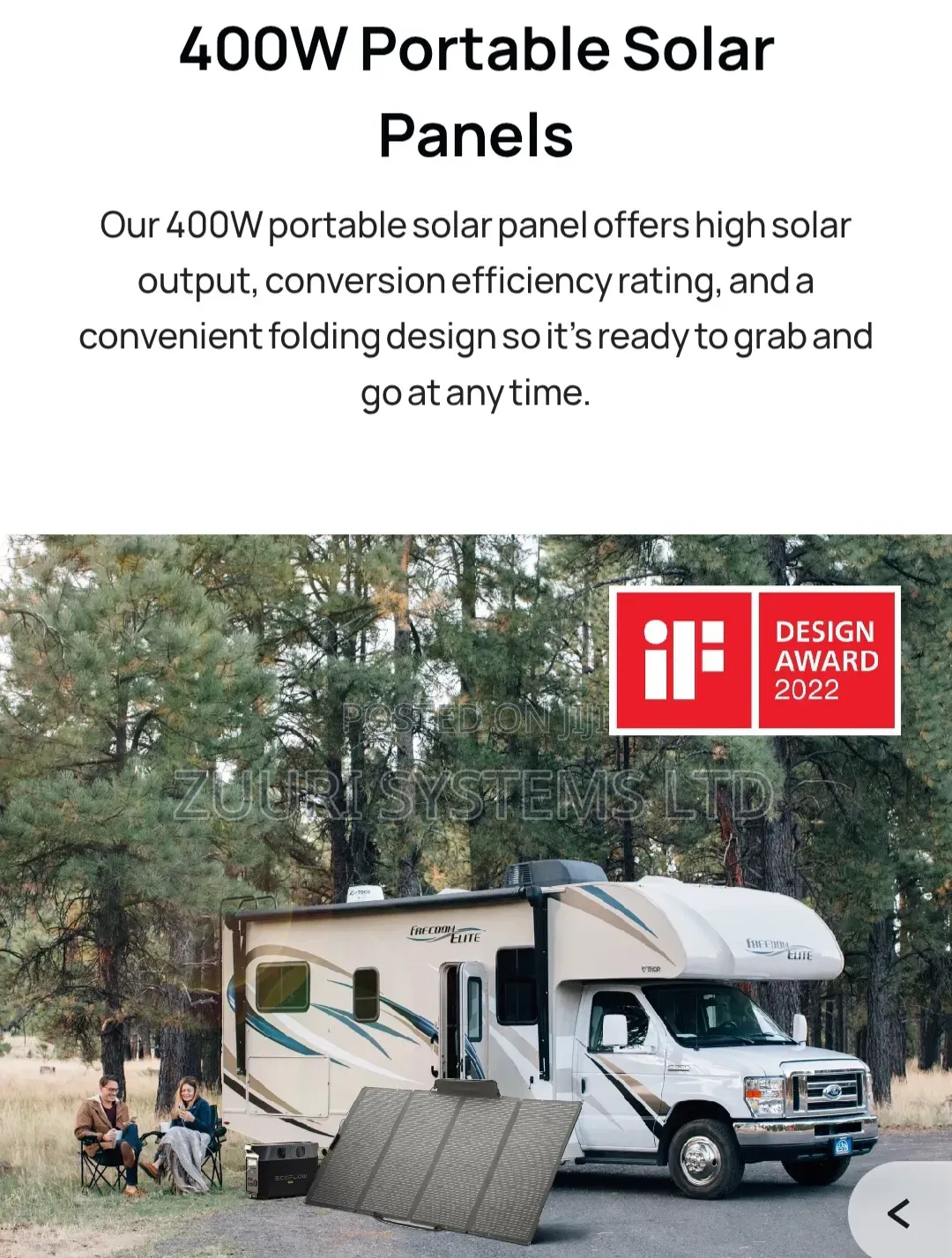 EcoFlow 400W
Portable Foldable Solar Panel