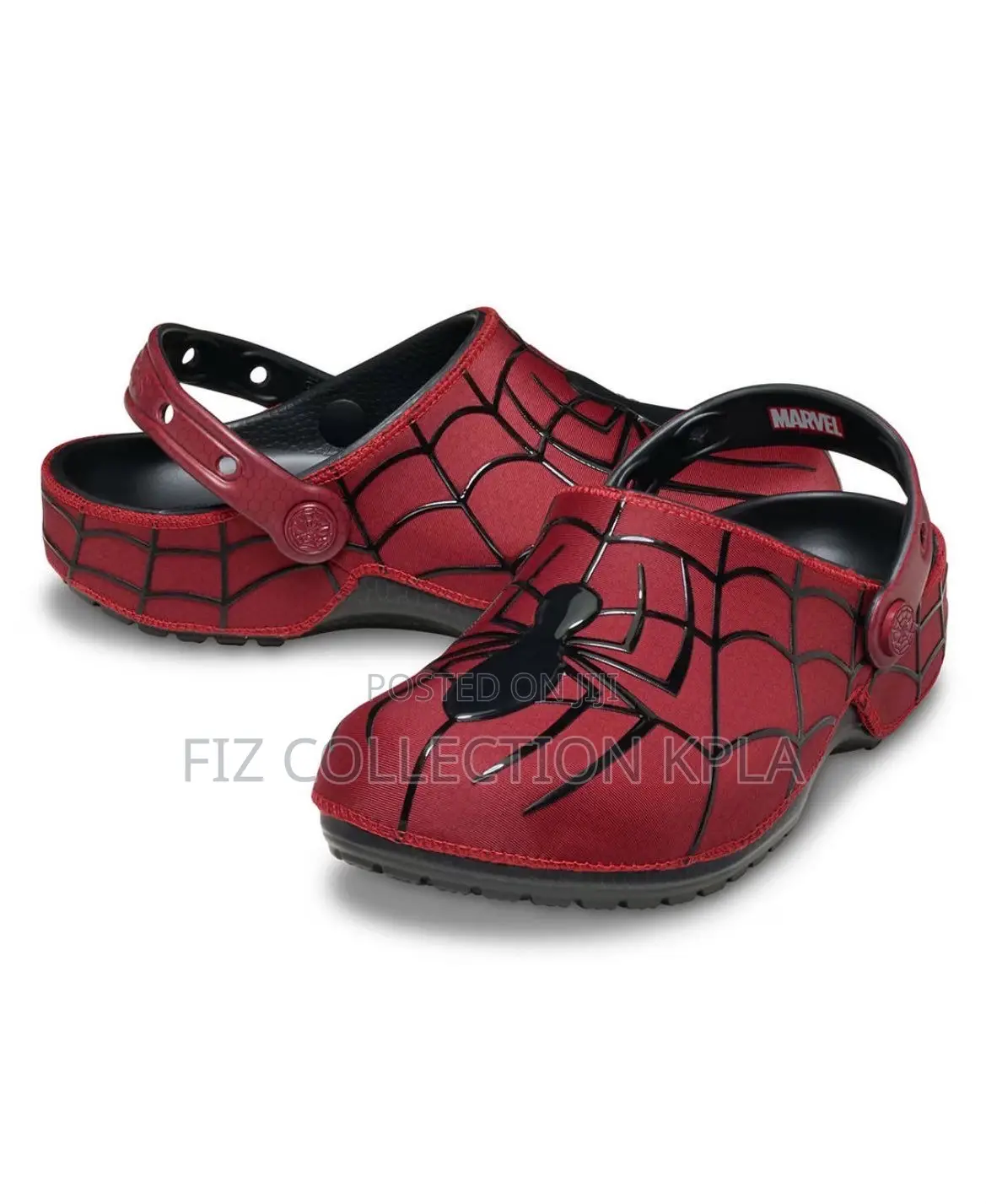 Crocs Marvel Spider-Man Classic Clogs Red Black Unisex