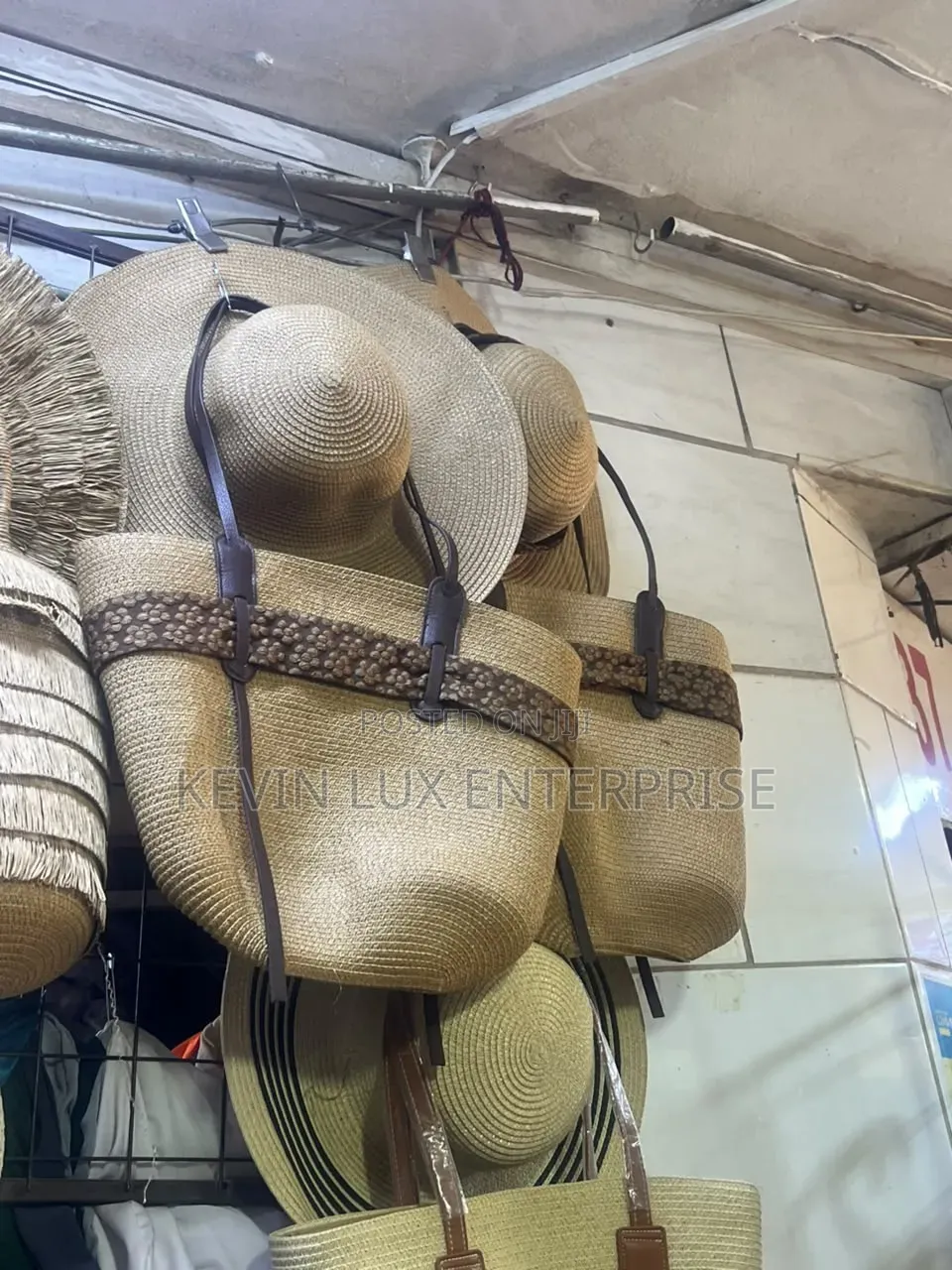 Wooven 2 Piece Bag and Hat