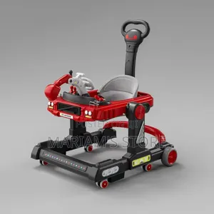 4-in-1baby Walker Witb a Toy Steering Wheel