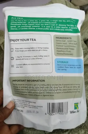 28 Day Organic Herbal Fit Tea