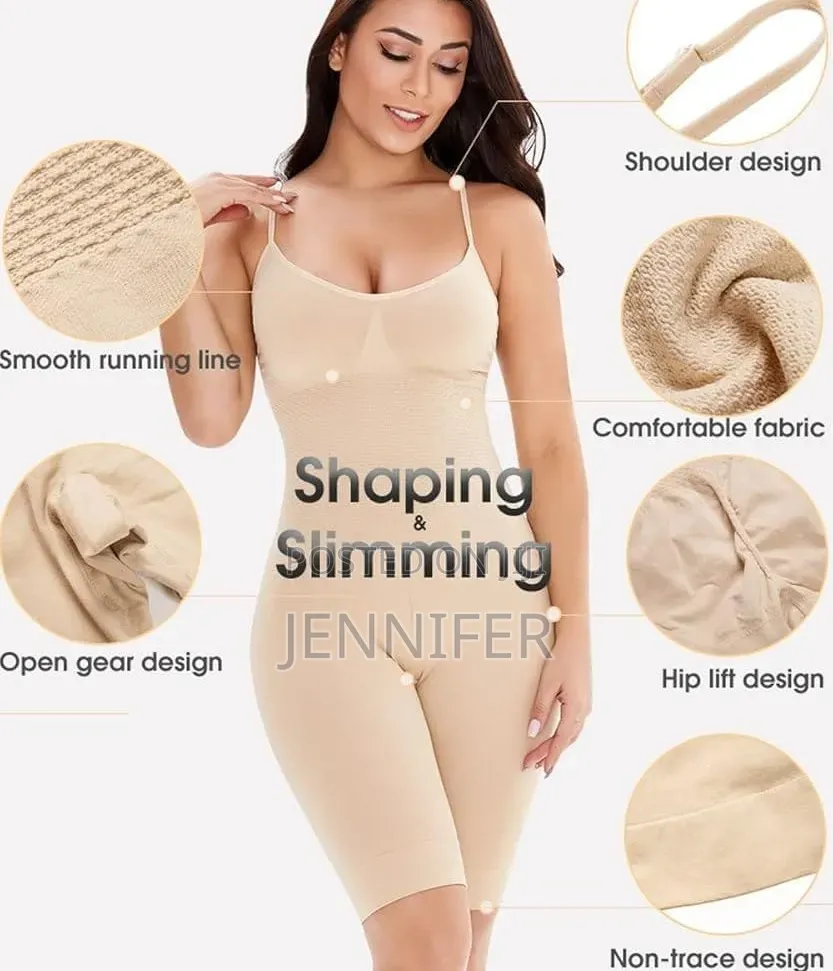 Seamless Full-Body Shaper Bodysuit