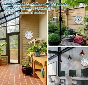 Analog Indoor/Outdoor Thermometer and Hygrometer