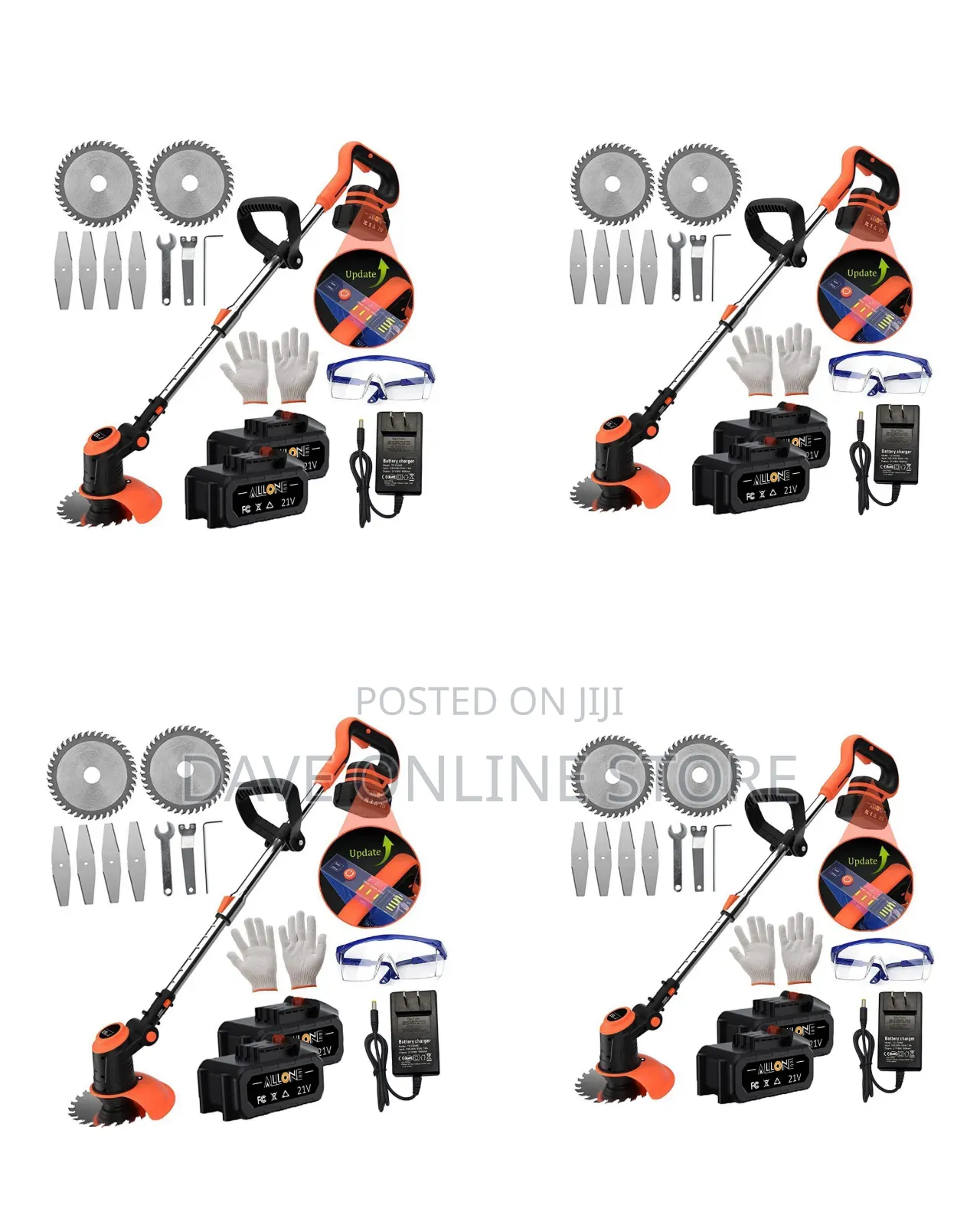 Grass Cutter With 2 48V Batteries