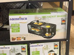 Bosstech BT-2006 3-in-1 Breakfast Maker-1050w