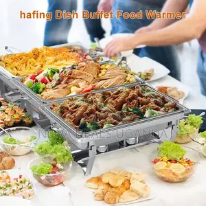 Silvercrest 11L Chafing Dish Single Compartment Buffet Warmer Tray