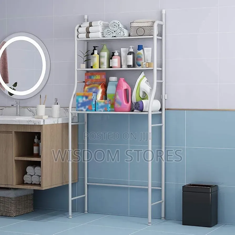3-Layer Washing Machine Storage Rack