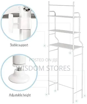 3-Layer Washing Machine Storage Rack