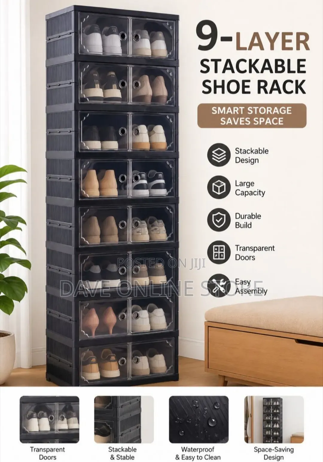 Dust Proof Shoe Rack