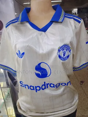 Manchester United Cream With Blue Color Original Material