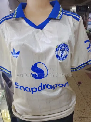 Manchester United Cream With Blue Color Original Material