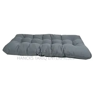 Grey Tufted Cushion / Pet Bed