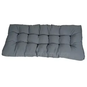Grey Tufted Cushion / Pet Bed