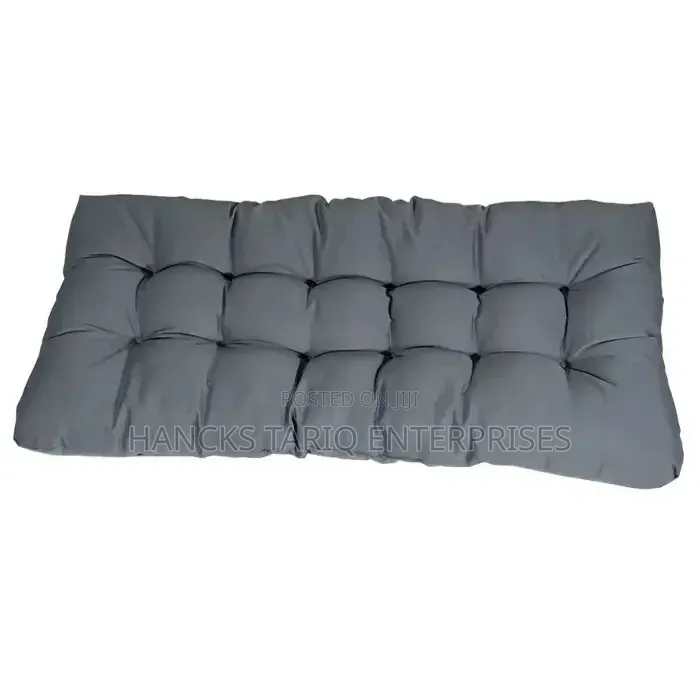 Grey Tufted Cushion / Pet Bed