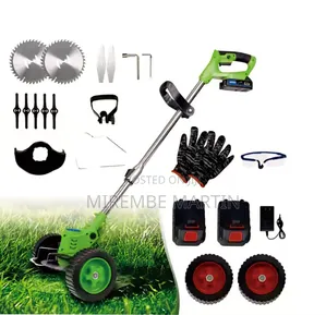 Grass Cutter With 2 48V Batteries and Wheels