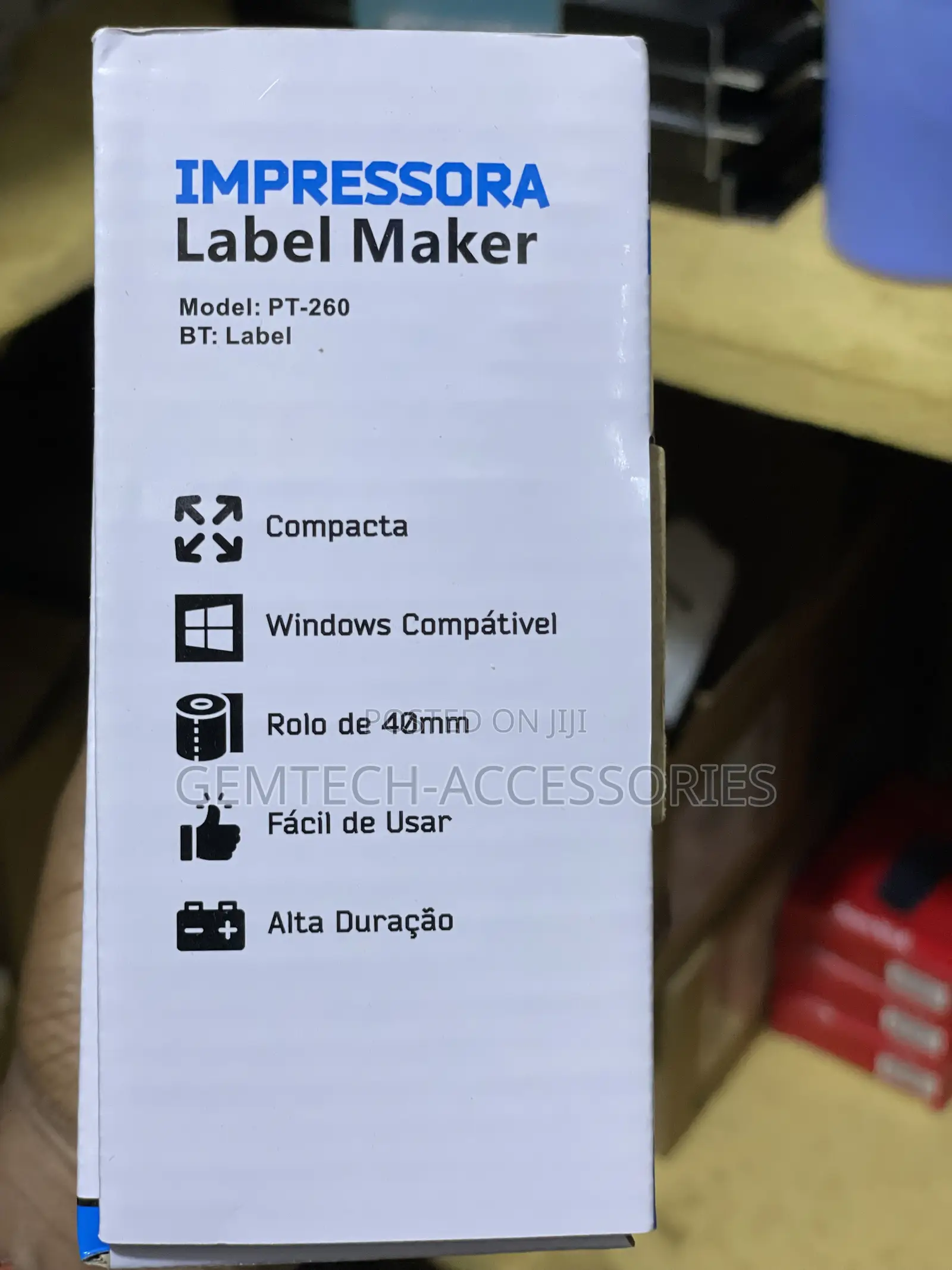Portable Bluetooth Label Printer PT-260
