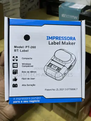 Portable Bluetooth Label Printer PT-260
