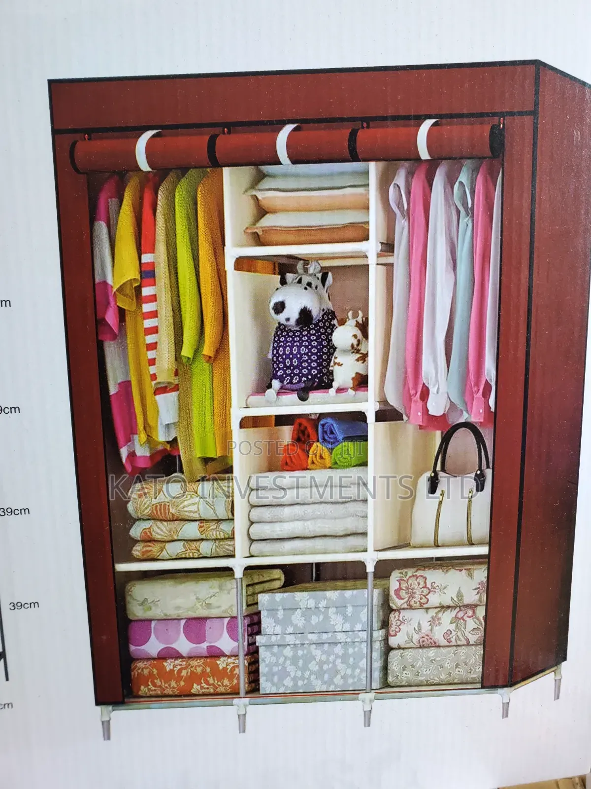 3 Tier Storage Wardrobe