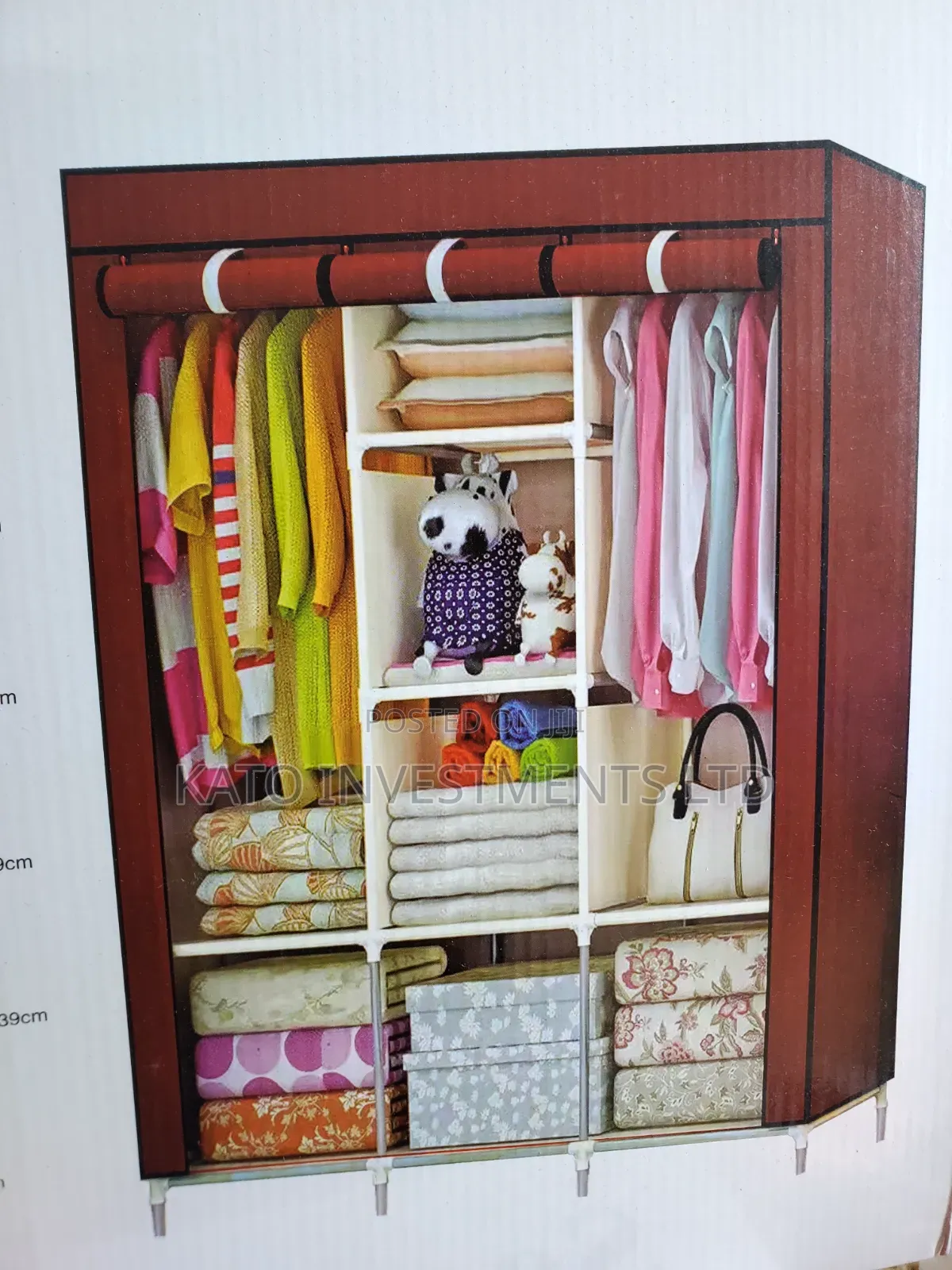 3 Tier Storage Wardrobe