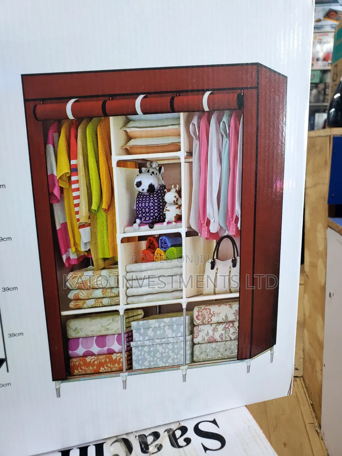 3 Tier Storage Wardrobe