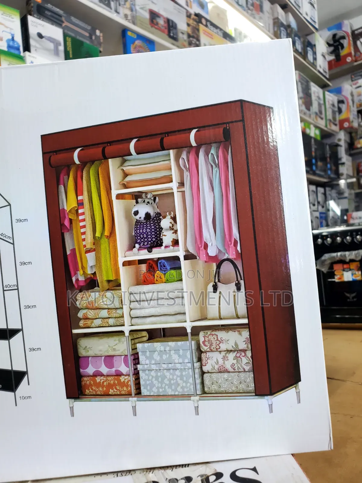 3 Tier Storage Wardrobe