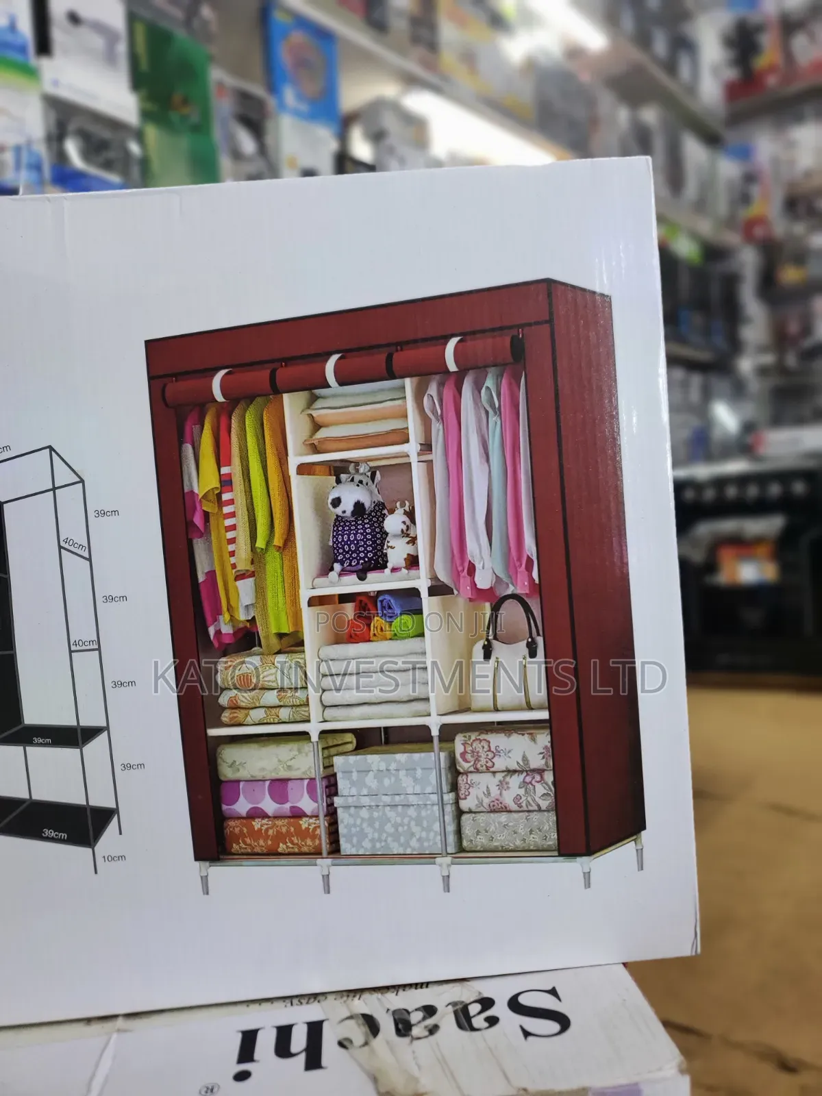 3 Tier Storage Wardrobe