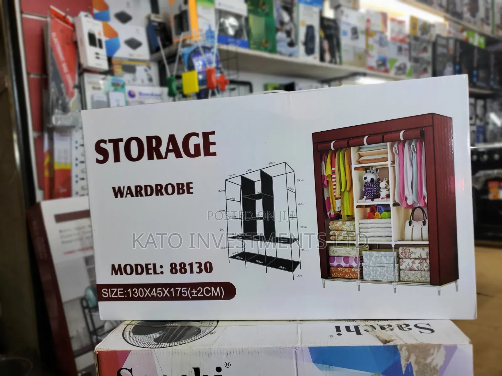 3 Tier Storage Wardrobe