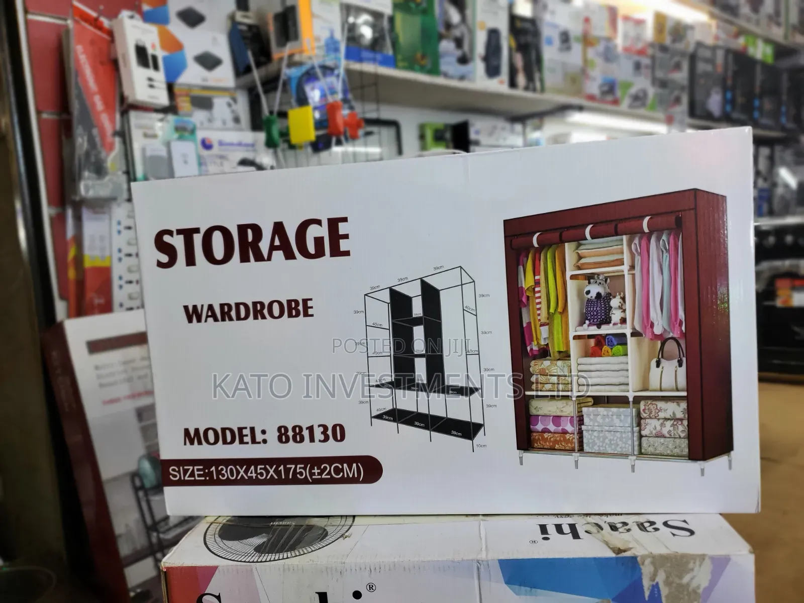 3 Tier Storage Wardrobe
