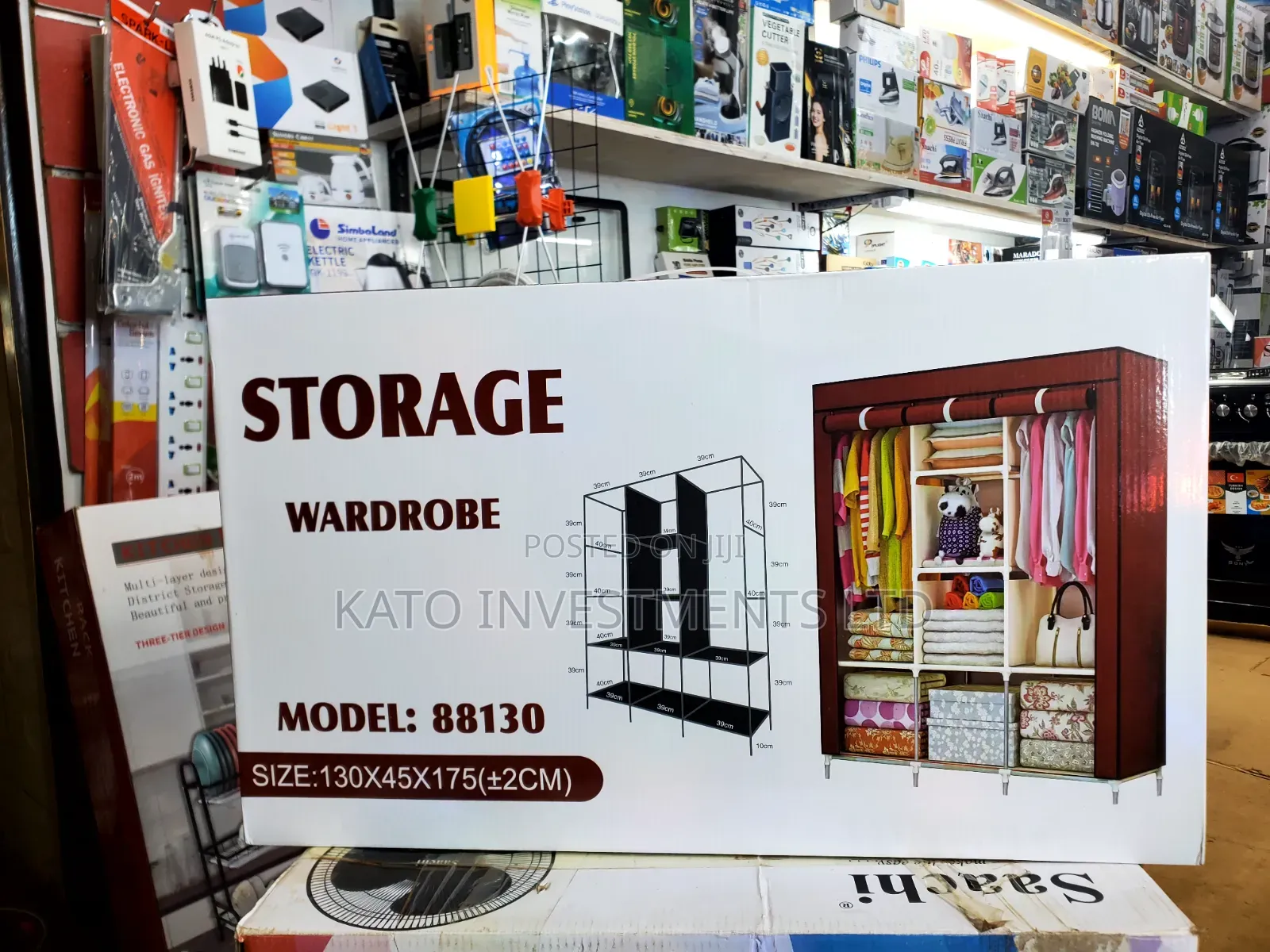 3 Tier Storage Wardrobe