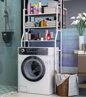 3 Tier Metalic Washing Machine Rack