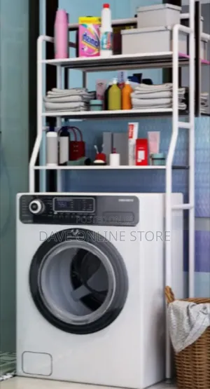 3 Tier Metalic Washing Machine Rack