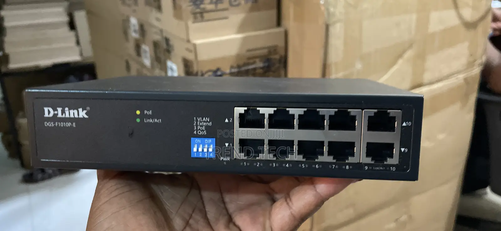 D-Link 10port Gigabit Long Range Poe +Surveillance Switch