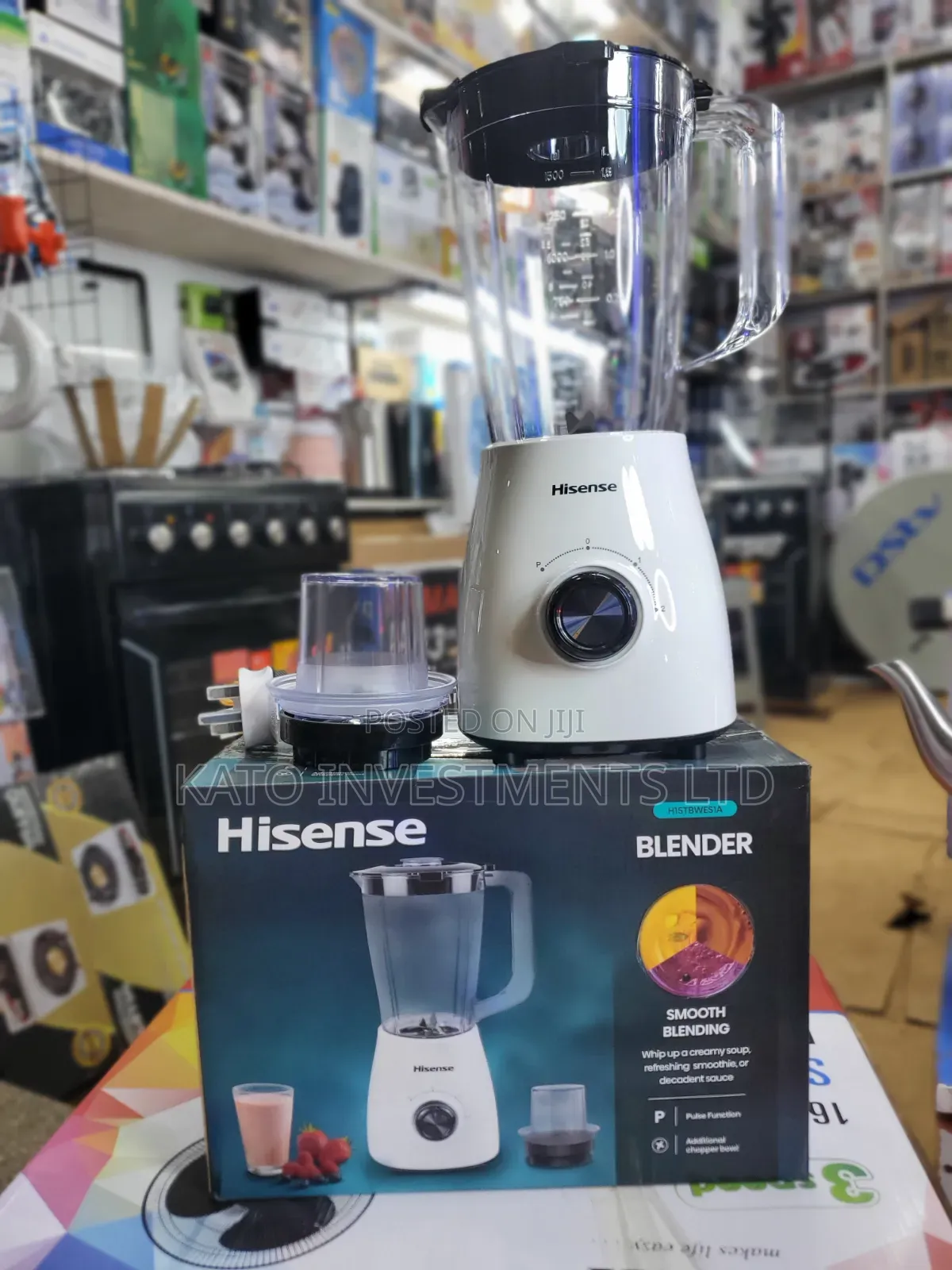 Hisense 1.5l Electric Blender 2 in 1