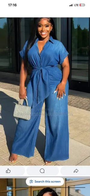 Denim Jumpsuit Ladies