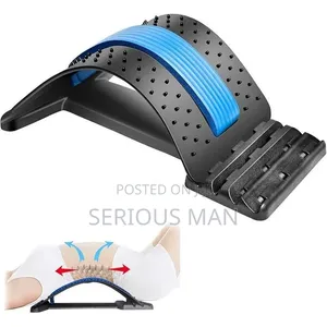 Adjustable Multi-Level Lumbar Back Stretcher and Massager