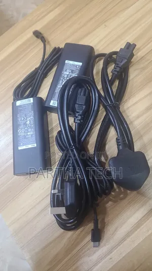DELL Type-C 65W Chargers Complete. Adapter +Power Cable