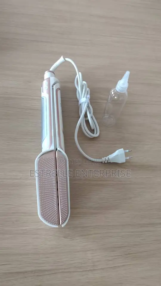 Portable Handheld Garment Steamer 2-in-1 White Pink