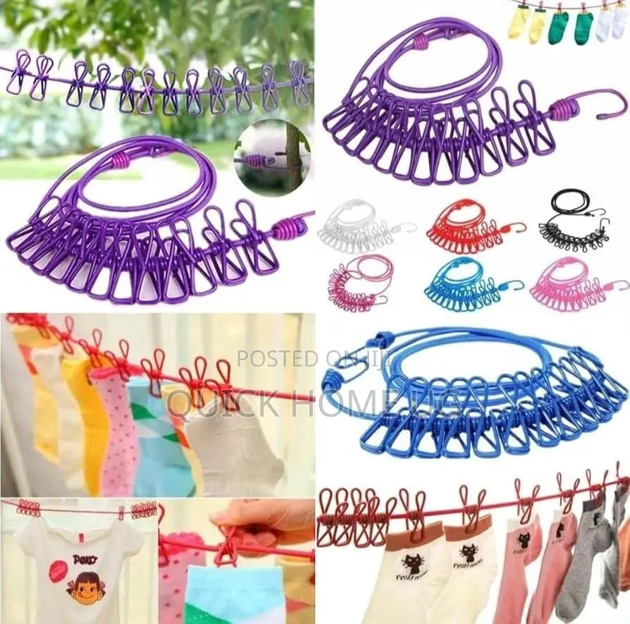 Elastic Retractable Clothesline,Clothe Drying Rope