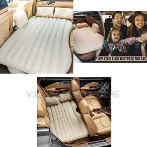Inflatable Car Air Bed Mattress With 2 Pillows, Car Air Pump
